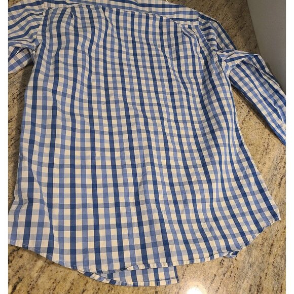 Vintage Abercrombie & Fitch Mens S Plaid Button Up Collar Cotton Pink Moose - Picture 11 of 12